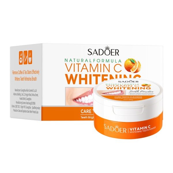 پودر سفیدکننده فوری دندان Sadoer مدل Vitamin C