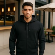 سوئیشرت زیپ دار بیسیک مردانه